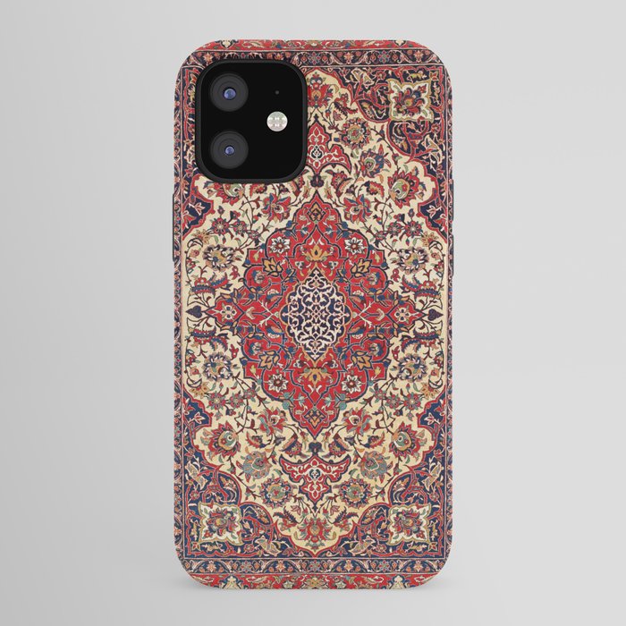 Esfahan Central Persian Rug Print iPhone Case Gallery Image 41