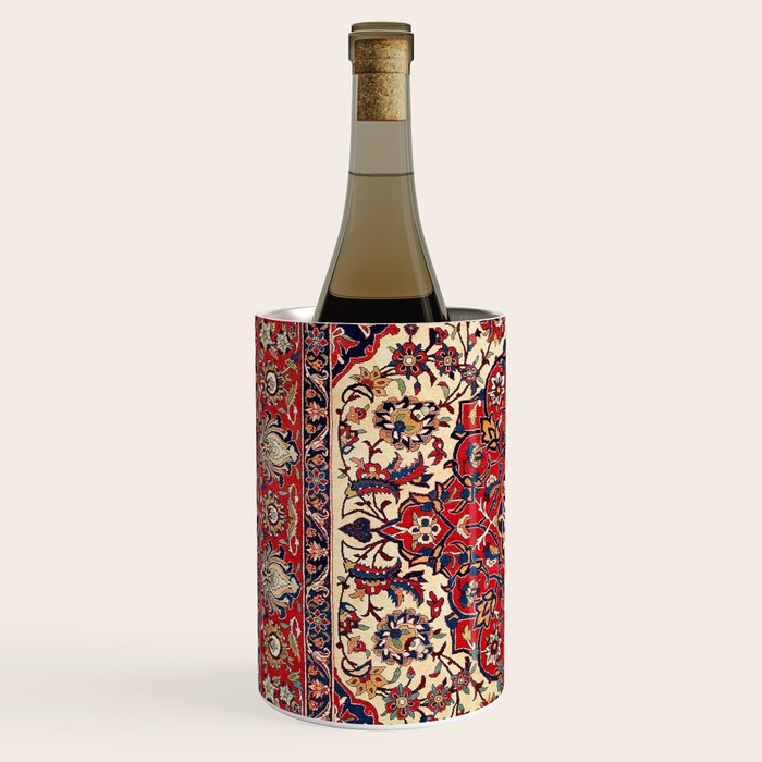 Esfahan Central Persian Rug Print Wine Chiller Gallery Image 2