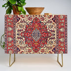 Esfahan Central Persian Rug Print Credenza Gallery Image 1