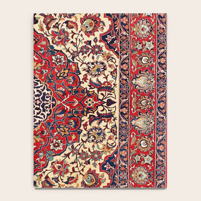 Esfahan Central Persian Rug Print Notebook Gallery Image 4