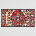 Esfahan Central Persian Rug Print Desk Mat Gallery Image 3