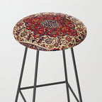 Esfahan Central Persian Rug Print Stool Gallery Image 2