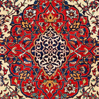Esfahan Central Persian Rug Print Coffee Mug Gallery Image 2