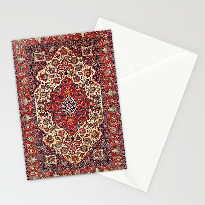 Esfahan Central Persian Rug Print Stationery Card Gallery Image 2