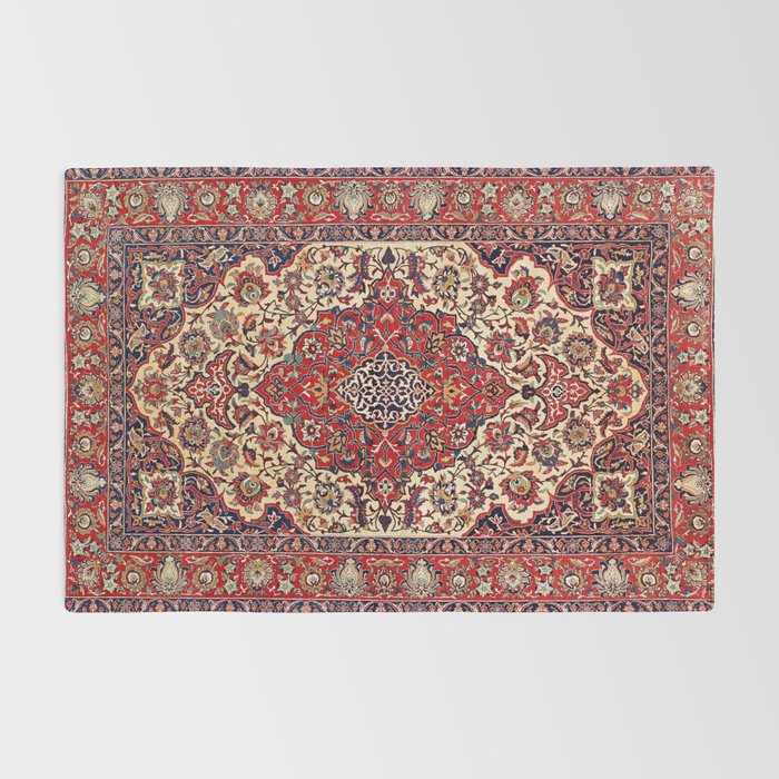 Esfahan Central Persian Rug Print Rug Gallery Image 2