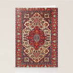 Esfahan Central Persian Rug Print Stationery Card Gallery Image 2