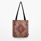 Esfahan Central Persian Rug Print Tote Bag Gallery Image 2