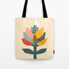Flower and butterfly Tote Bag Gallery Image 1