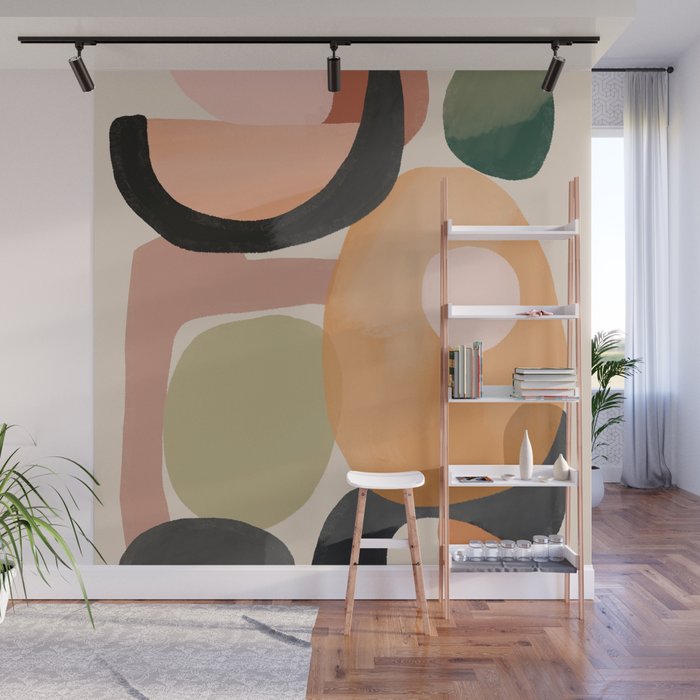 Modern Abstract Art 144 Wall Mural Gallery Image 1