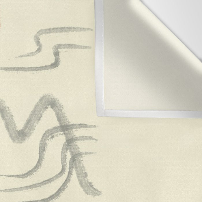 Watercolor 9 Abstraction minimal landscape lover bird Wall Tapestry Gallery Image 3