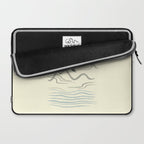 Watercolor 9 Abstraction minimal landscape lover bird Laptop Sleeve Gallery Image 2