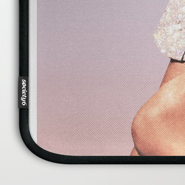 These Boots - Glitter Purple Miami Vibes Laptop Sleeve Gallery Image 3
