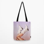 These Boots - Glitter Purple Miami Vibes Tote Bag Gallery Image 2