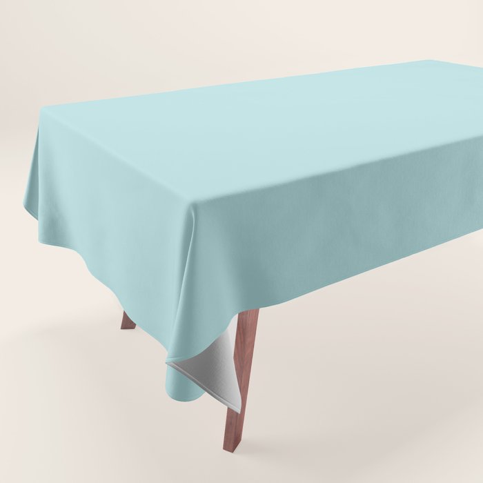 Robin's Egg Aqua Blue Tablecloth Gallery Image 1