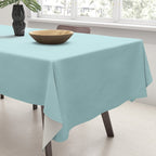 Robin's Egg Aqua Blue Tablecloth Gallery Image 3