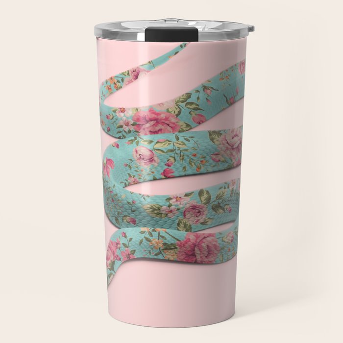 FLORAL SNAKE Travel Mug Gallery Image 1