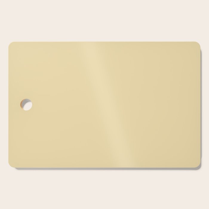 Lantern Light soft pastel creamy yellow solid color modern abstract pattern Cutting Board Gallery Image 1