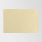 Lantern Light soft pastel creamy yellow solid color modern abstract pattern Rug Gallery Image 2