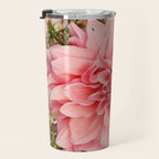Nuances of Pink - Modern Botanical Dahlia Flower Photography Travel Mug Gallery Image 3