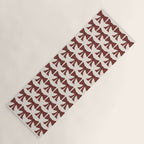 Vintage Bows XI Red Yoga Mat Gallery Image 1