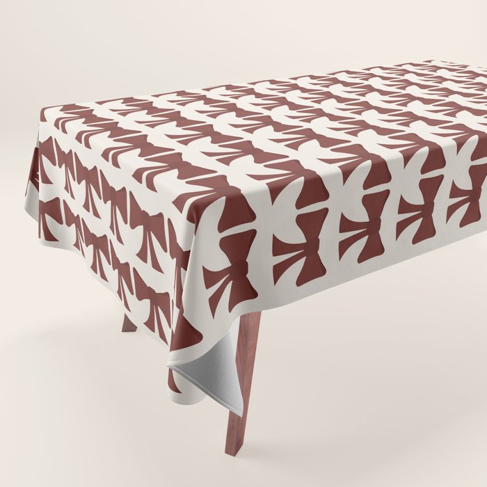 Vintage Bows XI Red Tablecloth Gallery Image 1