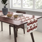 Vintage Bows XI Red Table Runner Gallery Image 2