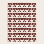 Vintage Bows XI Red Poster Gallery Image 4