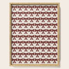 Vintage Bows XI Red Serving Tray Gallery Image 1