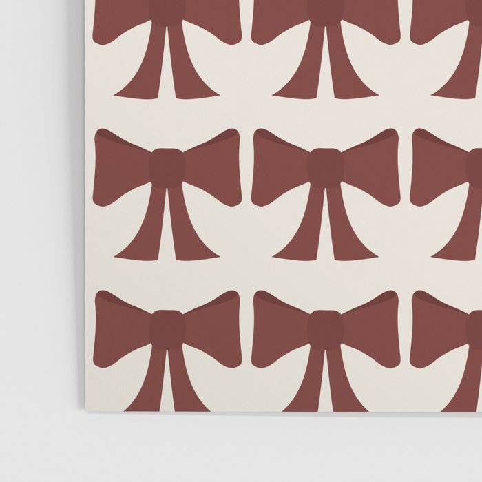 Vintage Bows XI Red Poster Gallery Image 3