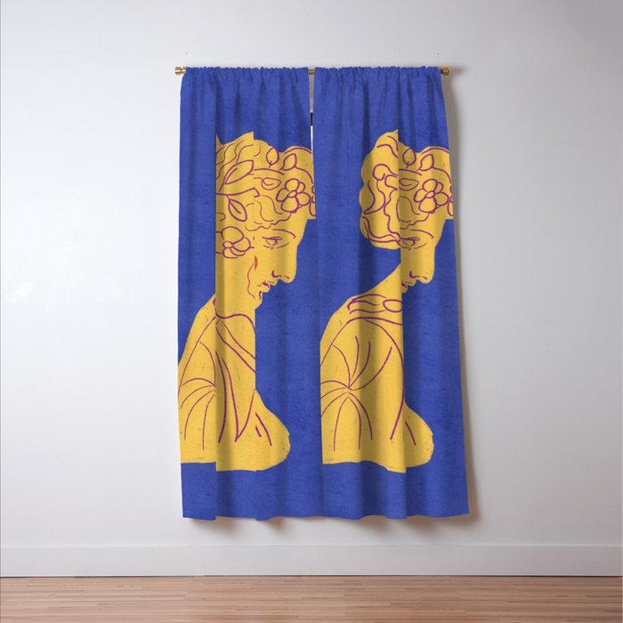 Ancient Beauty #3 Window Curtain Gallery Image 3