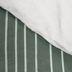 Hand drawn Geometric Lines in Forest Green 3 Comforter Gallery Image 4