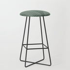 Hand drawn Geometric Lines in Forest Green 3 Stool Gallery Image 1