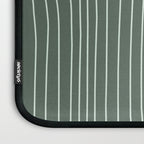 Hand drawn Geometric Lines in Forest Green 3 Laptop Sleeve Gallery Image 3