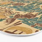 North Country Summer - spruce and gold Bath Mat Gallery Image 3