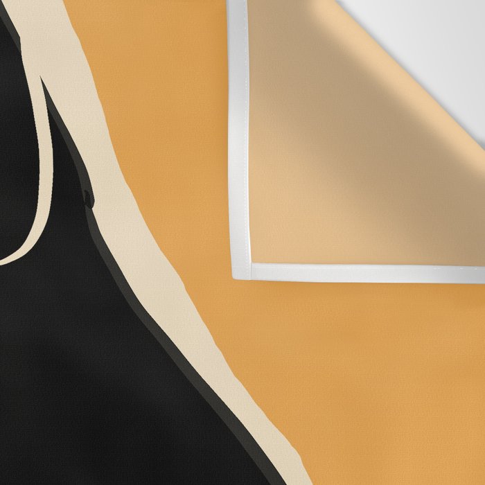 Minimalist Black Cat 3 Wall Tapestry Gallery Image 3