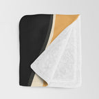 Minimalist Black Cat 3 Throw Blanket Gallery Image 3