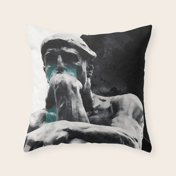 The Thinker Throw Pillow Gallery Image 6