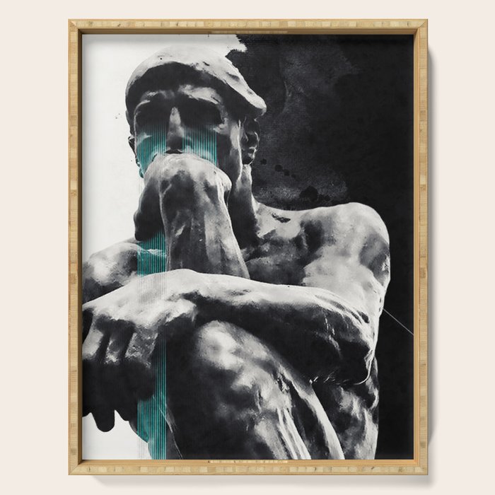 The Thinker Serving Tray Gallery Image 1
