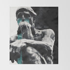 The Thinker Throw Blanket Gallery Image 2