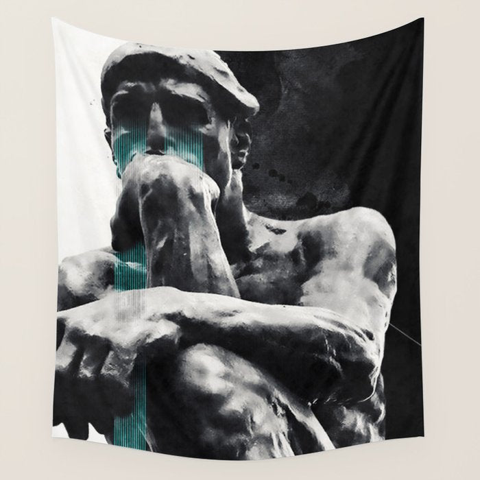 The Thinker Wall Tapestry Gallery Image 4
