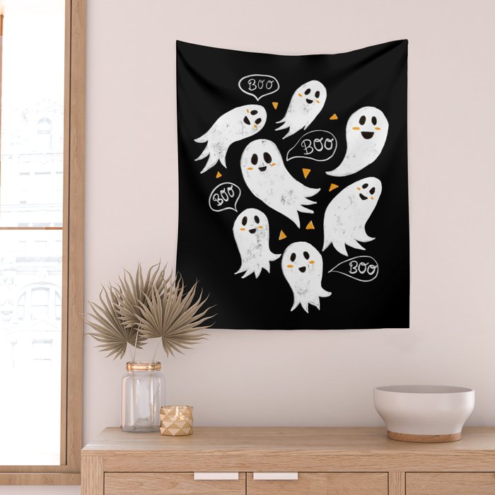 Friendly Ghosts Wall Tapestry Gallery Image 2