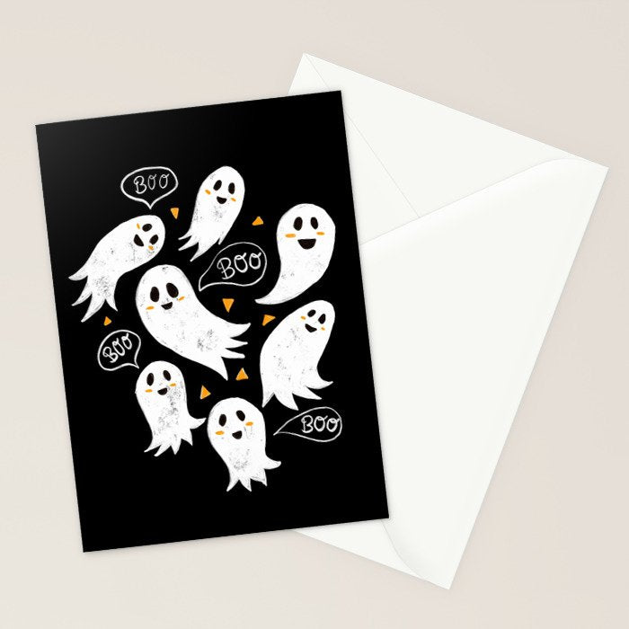 Friendly Ghosts Stationery Card Gallery Image 2
