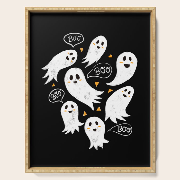 Friendly Ghosts Serving Tray Gallery Image 1