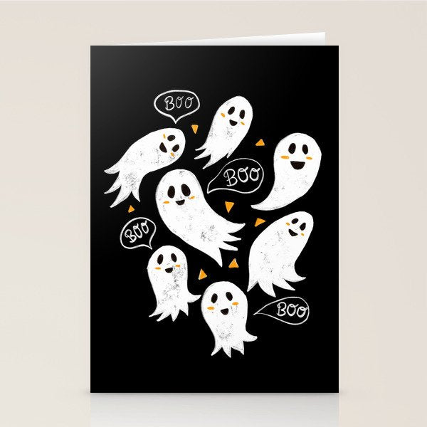 Friendly Ghosts Stationery Card Gallery Image 2