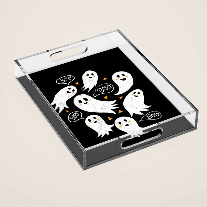 Friendly Ghosts Acrylic Tray Gallery Image 1
