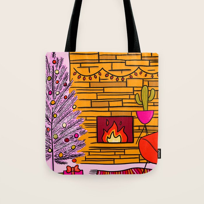 Modern Christmas Tote Bag Gallery Image 1