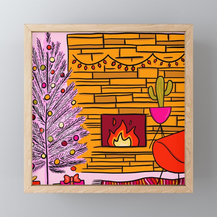 Modern Christmas Mini Art Print Gallery Image 1