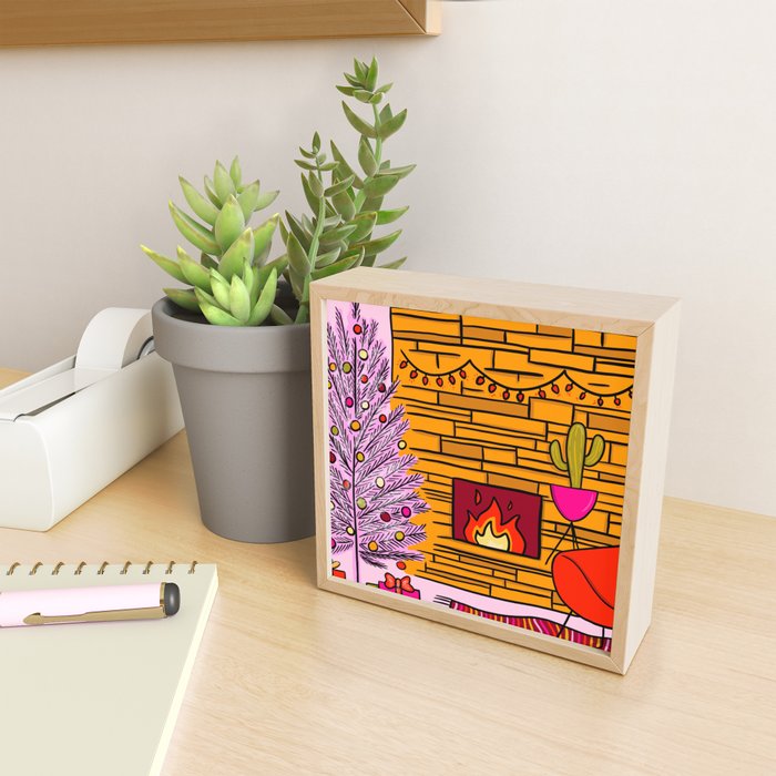 Modern Christmas Mini Art Print Gallery Image 2