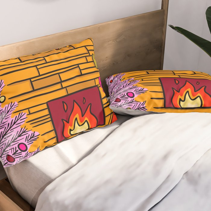 Modern Christmas Pillow Sham Gallery Image 2