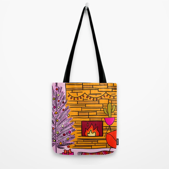 Modern Christmas Tote Bag Gallery Image 2
